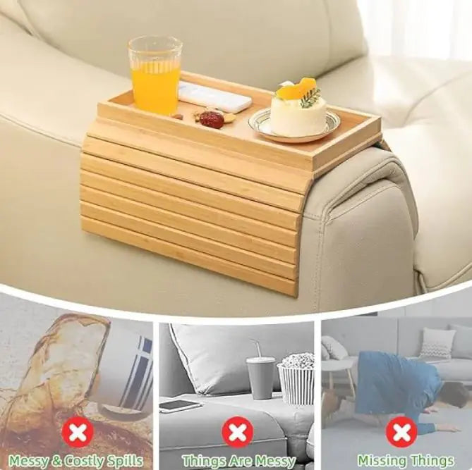 Compact Sofa Snack Caddy